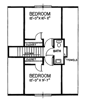 Narrow Lot Level Two of Plan 45399