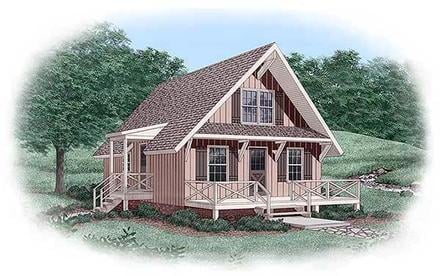 House Plan 45399 Elevation