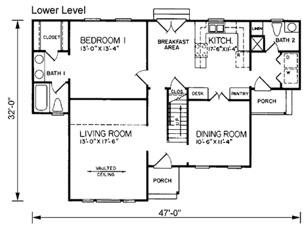 First Level Plan