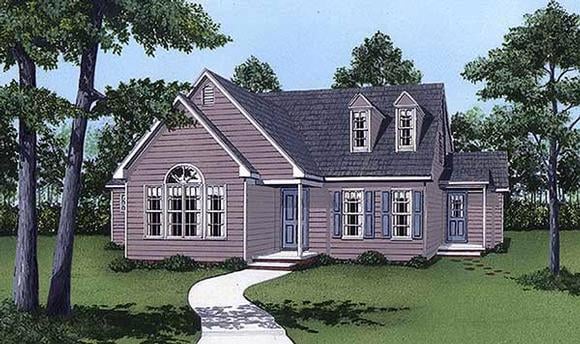 House Plan 45412 Elevation