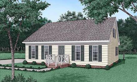 Ranch Elevation of Plan 45417