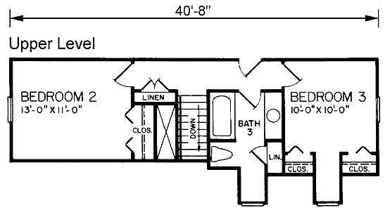 Cape Cod Level Two of Plan 45424