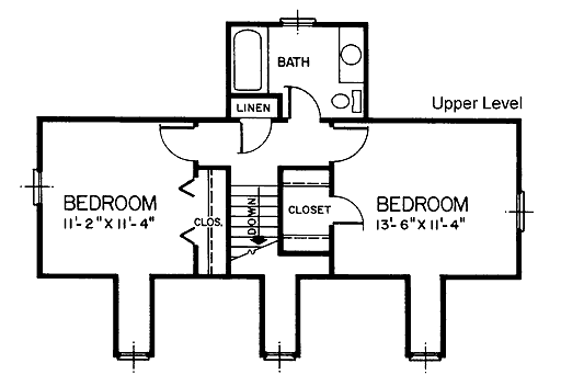 Cape Cod Level Two of Plan 45429