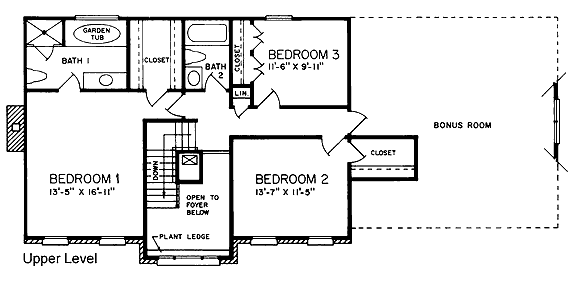 Colonial Level Two of Plan 45432