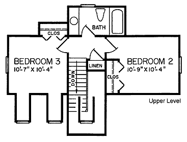 Cape Cod Level Two of Plan 45436