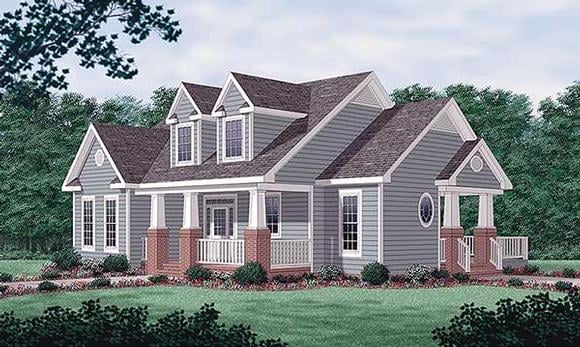 House Plan 45451 Elevation