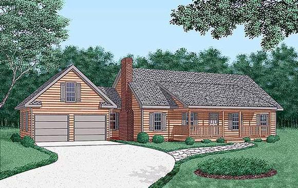 House Plan 45452 Elevation