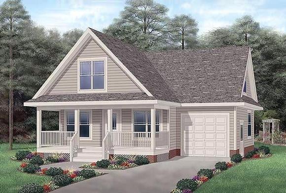 House Plan 45475 Elevation