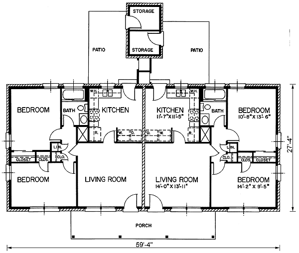 Ranch Level One of Plan 45504