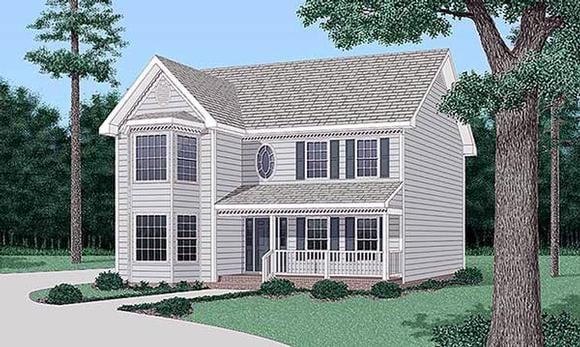 House Plan 45508 Elevation