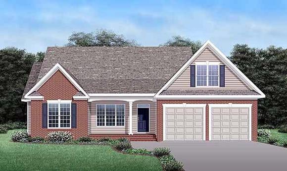 House Plan 45517 Elevation