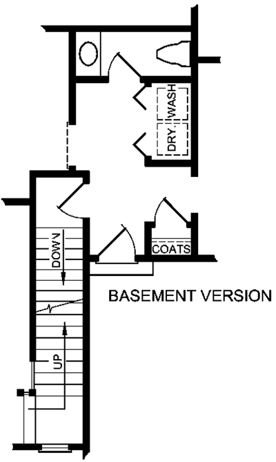 Craftsman Alternate Level One of Plan 45521