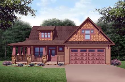 House Plan 45521 Elevation