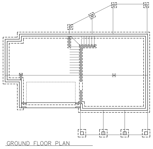 Coastal Lower Level of Plan 45637