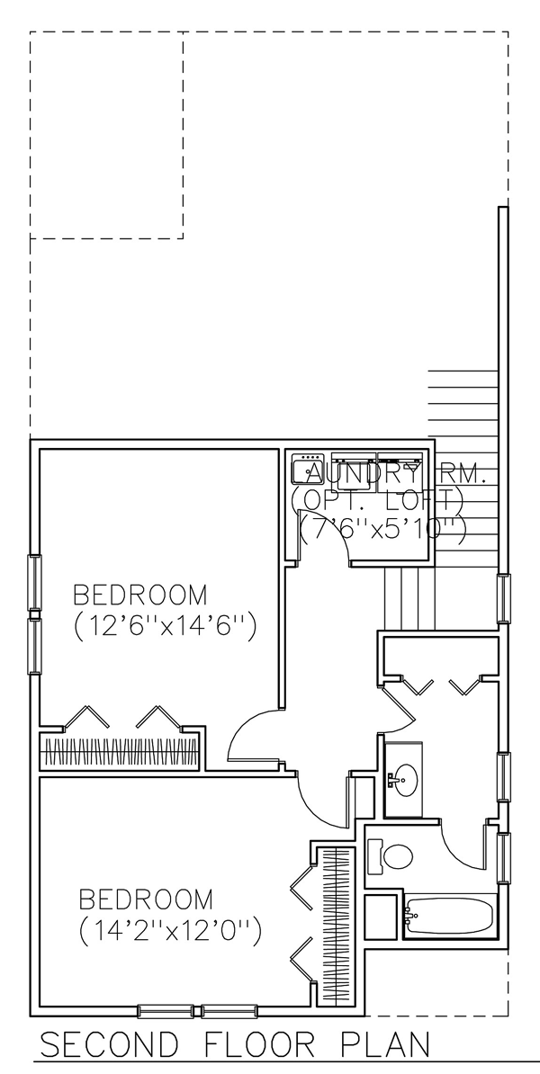 Narrow Lot Level Two of Plan 45638