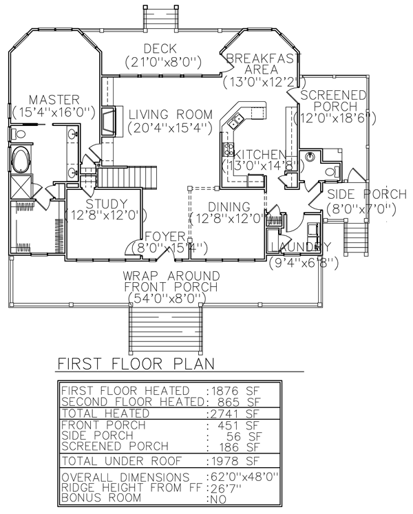 Country Southern Level One of Plan 45656