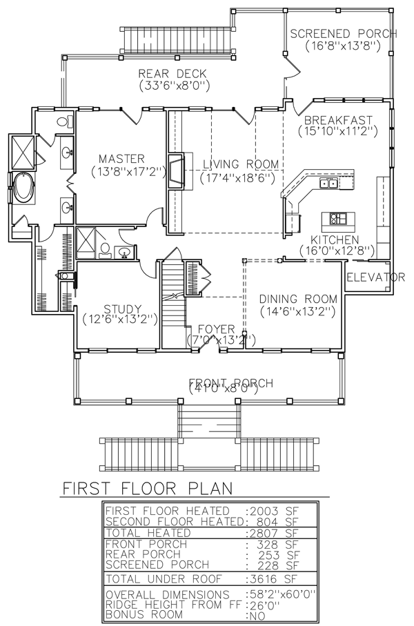 Coastal Country Level One of Plan 45657