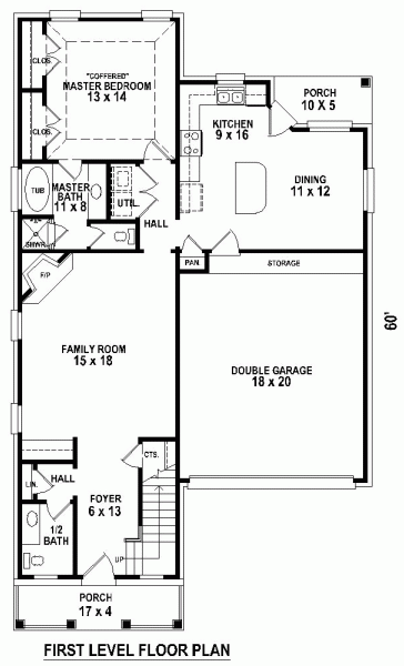 Traditional Level One of Plan 45700