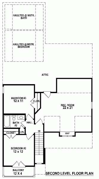 Traditional Level Two of Plan 45701