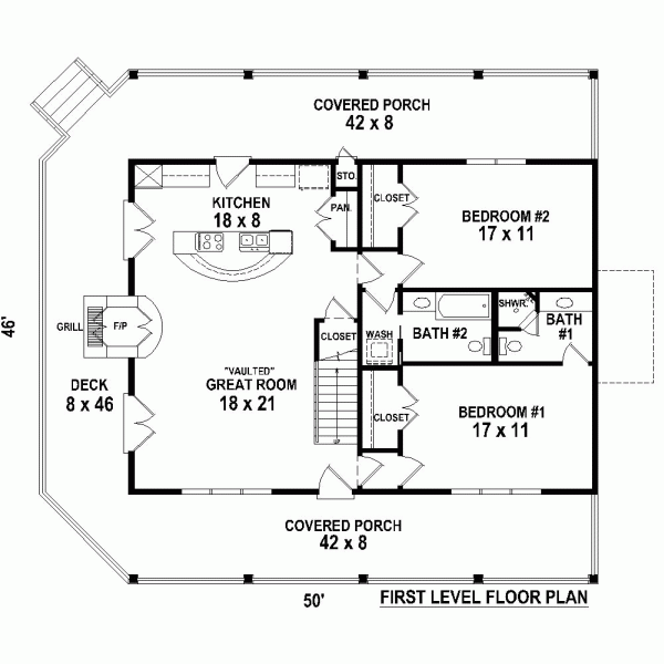 Traditional Level One of Plan 45703