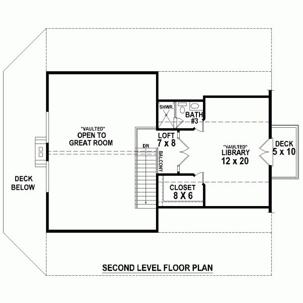 Traditional Level Two of Plan 45703