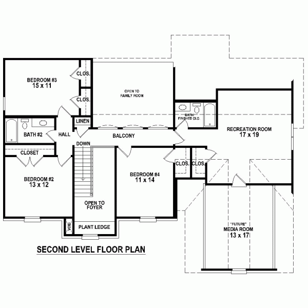 Traditional Level Two of Plan 45708