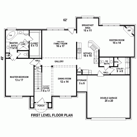 First Level Plan