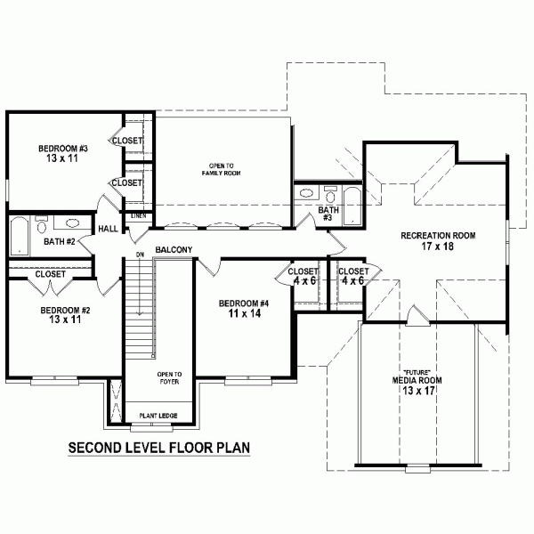 Traditional Level Two of Plan 45711