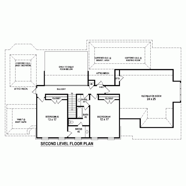 Traditional Level Two of Plan 45725