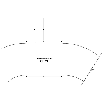 Garage Plan 45779 - 2 Car Garage First Level Plan