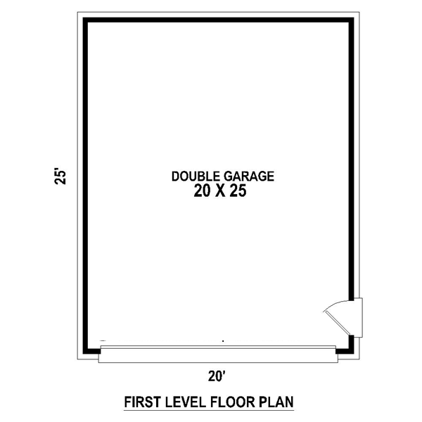 Traditional Level One of Plan 45787