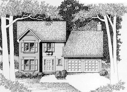 Traditional Elevation of Plan 45816