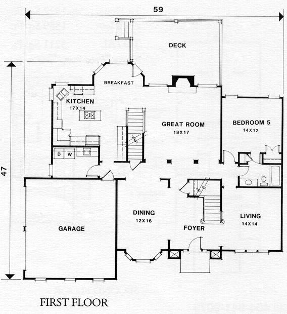 Traditional Level One of Plan 45848