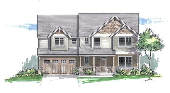 House Plan 46270 Elevation