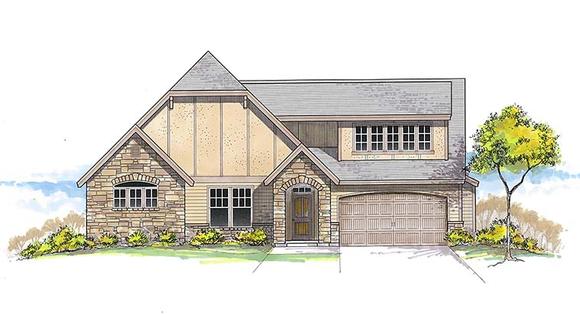 House Plan 46282 Elevation