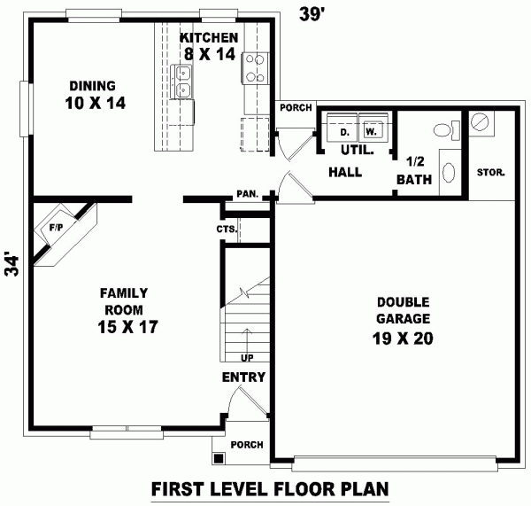 Traditional Level One of Plan 46305