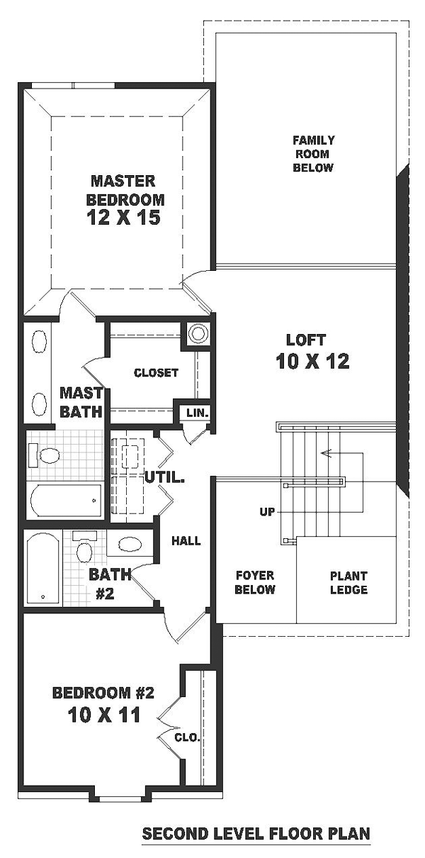 Ranch Level Two of Plan 46307