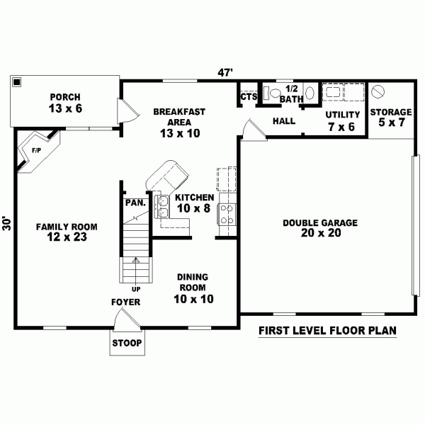 Traditional Level One of Plan 46309