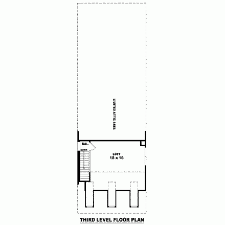 House Plan 46328 Third Level Plan