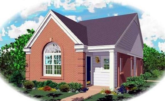 House Plan 46340 Elevation