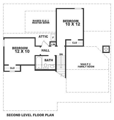 Ranch Level Two of Plan 46343