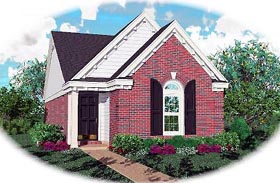 Narrow Lot , One-Story , Ranch House Plan 46354 with 2 Beds, 2 Baths Elevation Narrow Lot , One-Story , Ranch House Plan 46354 with 2 Beds, 2 Baths Elevation