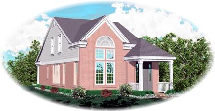 House Plan 46363 Elevation