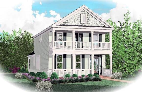 House Plan 46368 Elevation