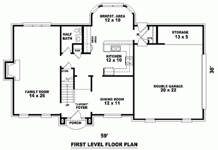 First Level Plan