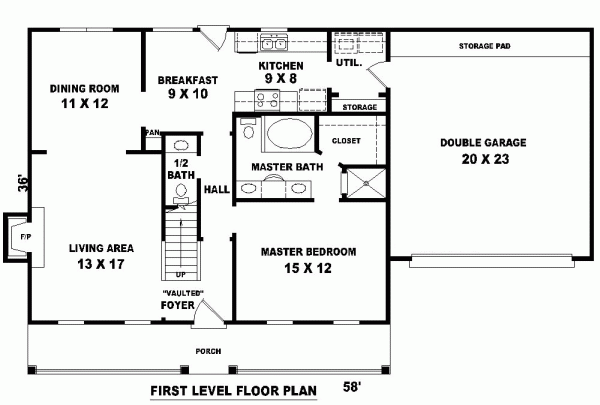 Southern Level One of Plan 46377