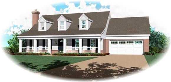 House Plan 46377 Elevation