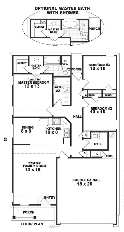 Ranch Level One of Plan 46382