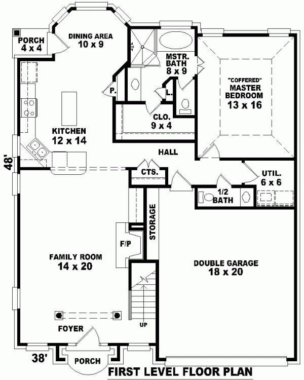 European Narrow Lot Level One of Plan 46388