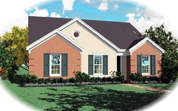 House Plan 46396 Elevation